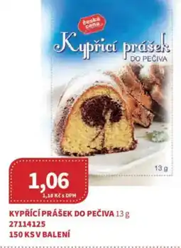 Kubík potraviny Česká Cena Kypřící prášek do pečiva nabídka