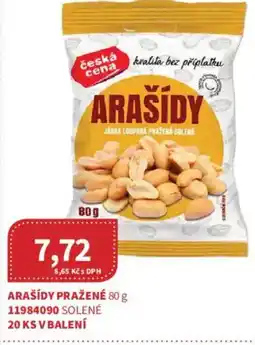 Kubík potraviny Česká Cena Arašídy pražené nabídka