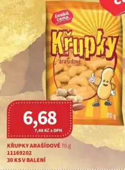 Kubík potraviny Česká Cena Křupky arašídové nabídka