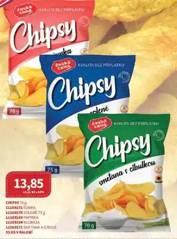 Kubík potraviny Česká Cena Chipsy nabídka