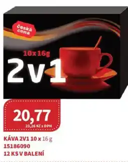 Kubík potraviny Česká Cena Káva 2v1 nabídka