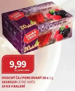 Kubík potraviny Česká Cena Ovocný čaj porcovaný nabídka