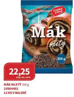 Kubík potraviny Česká Cena Mák mletý nabídka