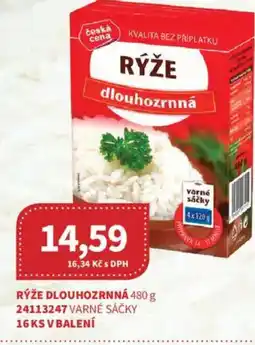 Kubík potraviny Česká Cena Rýže dlouhozrnná nabídka