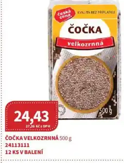 Kubík potraviny Česká Cena Čočka velkozrnná nabídka