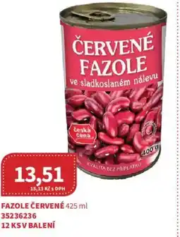 Kubík potraviny Česká Cena Fazole červené nabídka