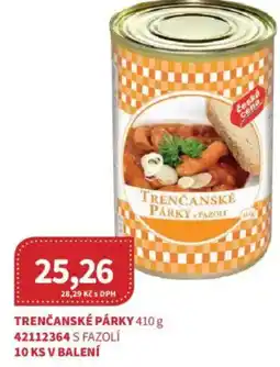 Kubík potraviny Česká Cena Trenčanské párky nabídka