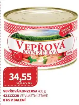 Kubík potraviny Česká Cena Vepřová konzerva nabídka