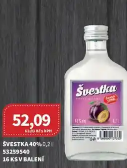 Kubík potraviny Česká Cena Švestka 40% nabídka