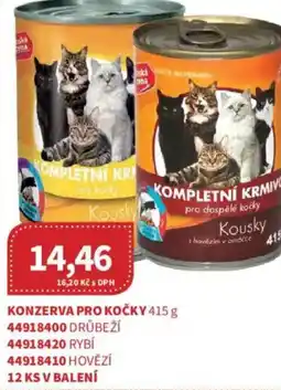Kubík potraviny Česká Cena Konzerva pro kočky nabídka