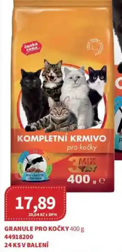 Kubík potraviny Česká Cena Granule pro kočky nabídka