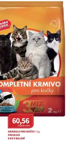 Kubík potraviny Česká Cena Granule pro kočky nabídka