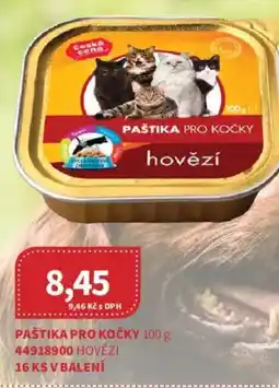 Kubík potraviny Česká Cena Paštika pro kočky nabídka