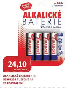 Kubík potraviny Česká Cena Alkalické baterie nabídka