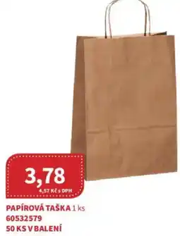 Kubík potraviny Papírová taška nabídka