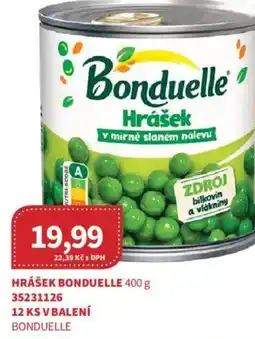 Kubík potraviny Hrášek BONDUELLE nabídka