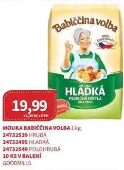 Kubík potraviny Mouka babiččina volba nabídka