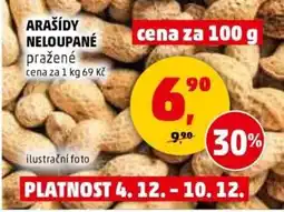 Penny Market Arašídy neloupané pražené nabídka