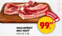 Penny Market Maso vepřový bok s kostí nabídka