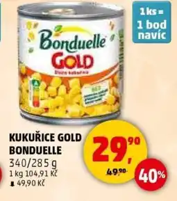 Penny Market Kukuřice gold bonduelle nabídka