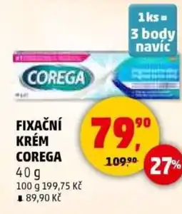 Penny Market Fixační krém corega nabídka