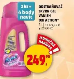 Penny Market Odstraňovač skvrn gel vanish oxi action nabídka