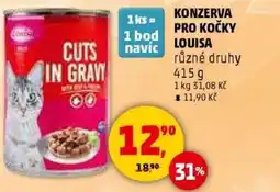 Penny Market Konzerva pro kočky louisa nabídka