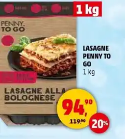 Penny Market Lasagne penny to go nabídka