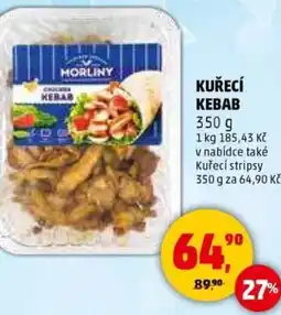 Penny Market Kuřecí kebab nabídka
