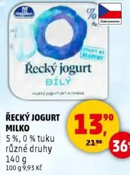 Penny Market Řecký jogurt milko nabídka