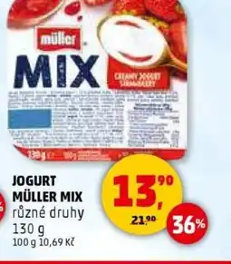 Penny Market Jogurt müller mix nabídka