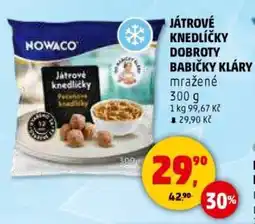 Penny Market NOWACO Játrové knedlíčky dobroty babičky kláry nabídka