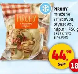 Penny Market Pirohy mražené s masovou, brynzovou náplní nabídka