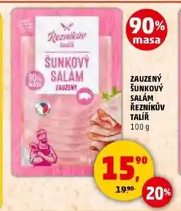 Penny Market Zauzený šunkový salám řezníkův talíř nabídka