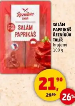 Penny Market Salám paprikáš řezníkův talíř nabídka