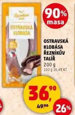 Penny Market Ostravská klobása řezníkův talíř nabídka