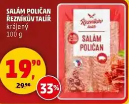 Penny Market Salám poličan řezníkův talíř nabídka