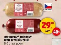 Penny Market Jaternicový, jelítkový prejt řezníkův talíř nabídka