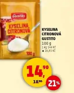 Penny Market Kyselina citronová gustito nabídka