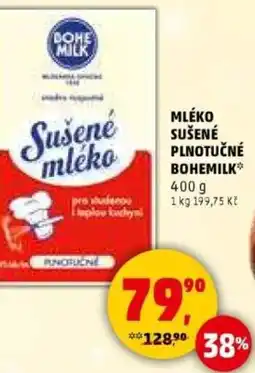 Penny Market Mléko sušené plnotučné BOHEMILK nabídka