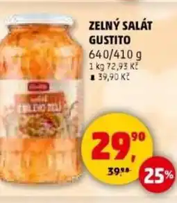 Penny Market Zelný salát gustito nabídka