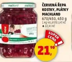 Penny Market Červená řepa kostky, plátky machland nabídka
