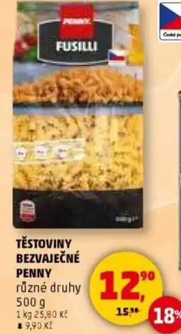 Penny Market Těstoviny bezvaječné penny nabídka