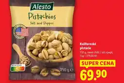 Lidl Kalifornské pistácie nabídka