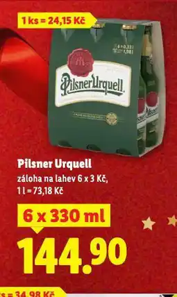 Lidl Pivo pilsner urquell nabídka