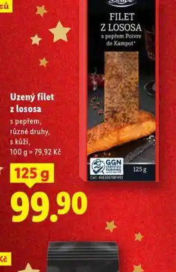Lidl Uzený filet z lososa nabídka