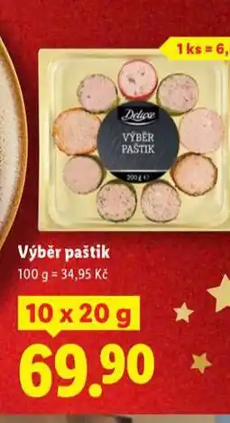 Lidl Výběr paštika nabídka
