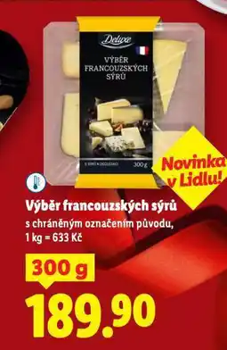 Lidl Výběr francouzských sýrů nabídka
