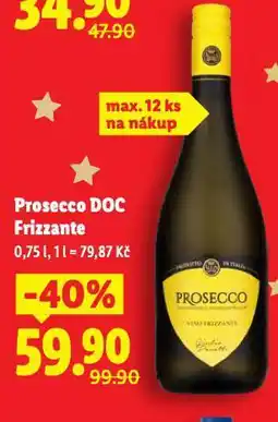 Lidl Prosecco doc frizzante nabídka