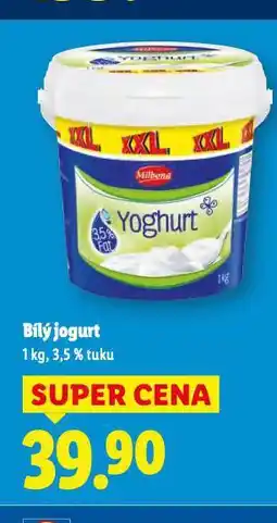 Lidl Bílý jogurt nabídka